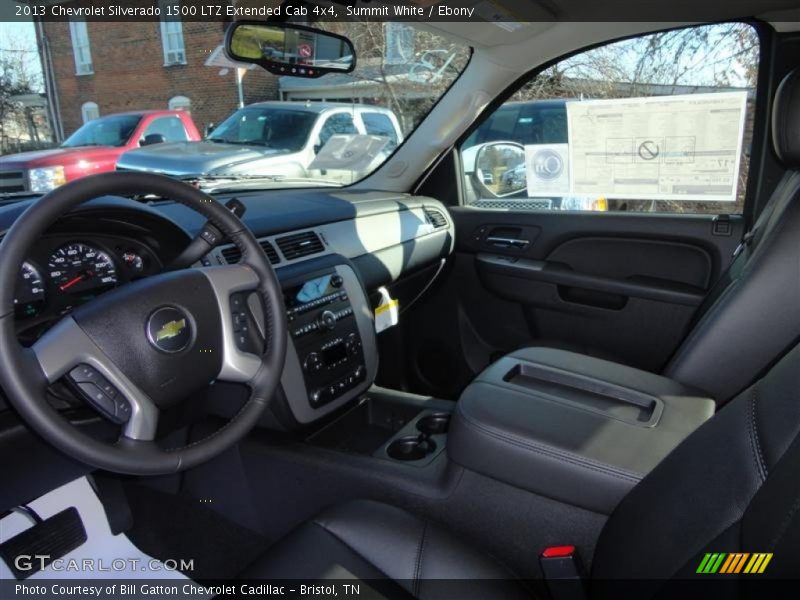  2013 Silverado 1500 LTZ Extended Cab 4x4 Ebony Interior