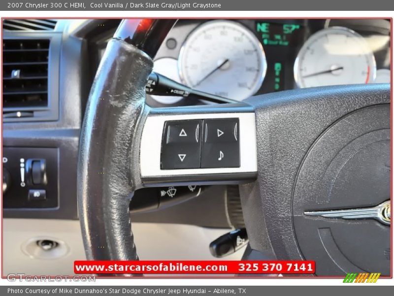 Cool Vanilla / Dark Slate Gray/Light Graystone 2007 Chrysler 300 C HEMI