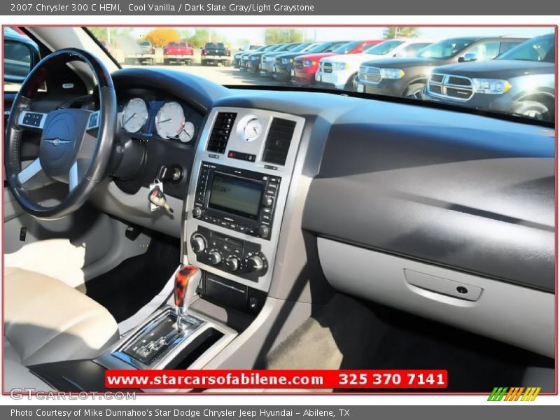 Cool Vanilla / Dark Slate Gray/Light Graystone 2007 Chrysler 300 C HEMI