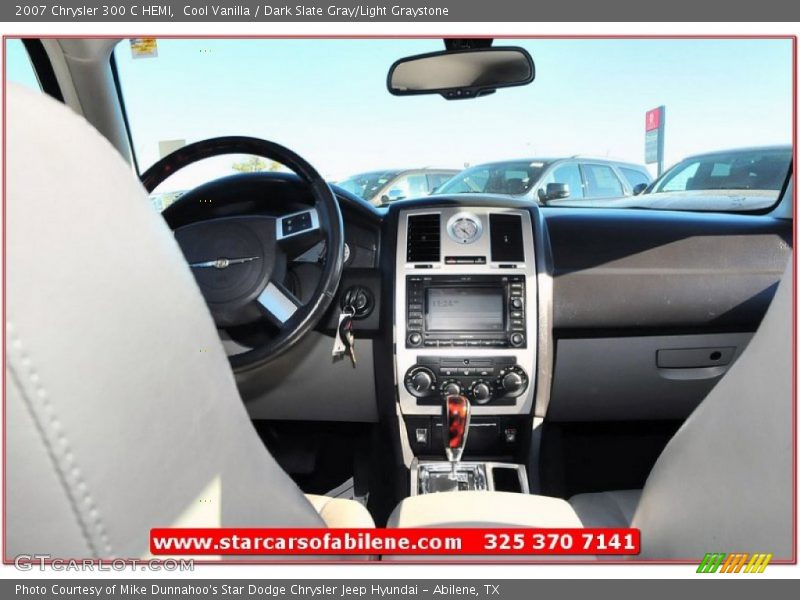 Cool Vanilla / Dark Slate Gray/Light Graystone 2007 Chrysler 300 C HEMI