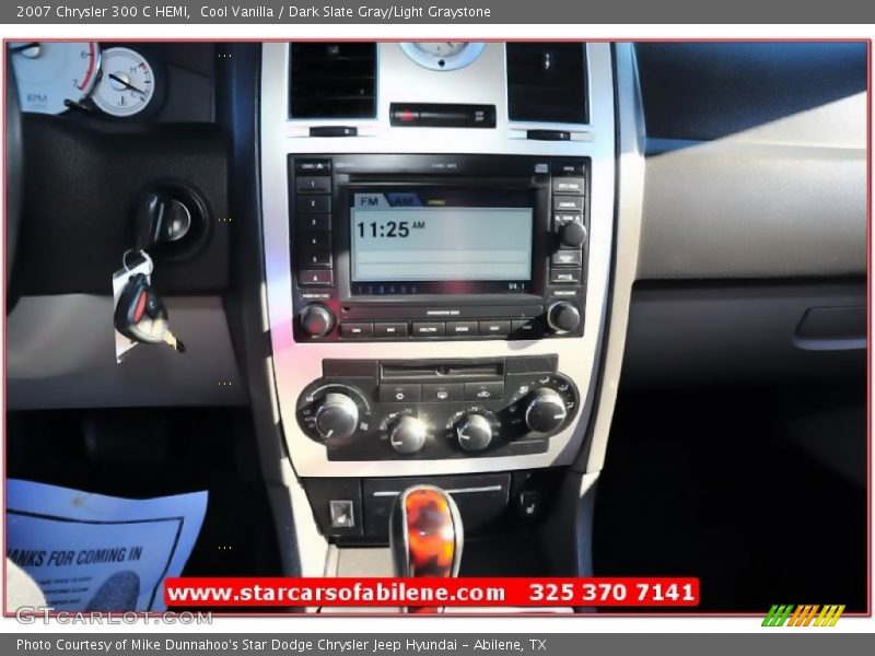 Cool Vanilla / Dark Slate Gray/Light Graystone 2007 Chrysler 300 C HEMI
