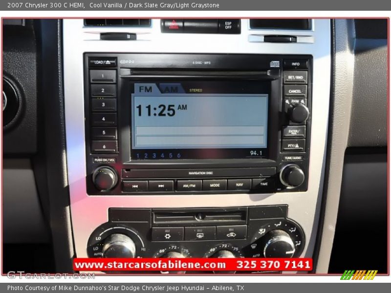 Cool Vanilla / Dark Slate Gray/Light Graystone 2007 Chrysler 300 C HEMI