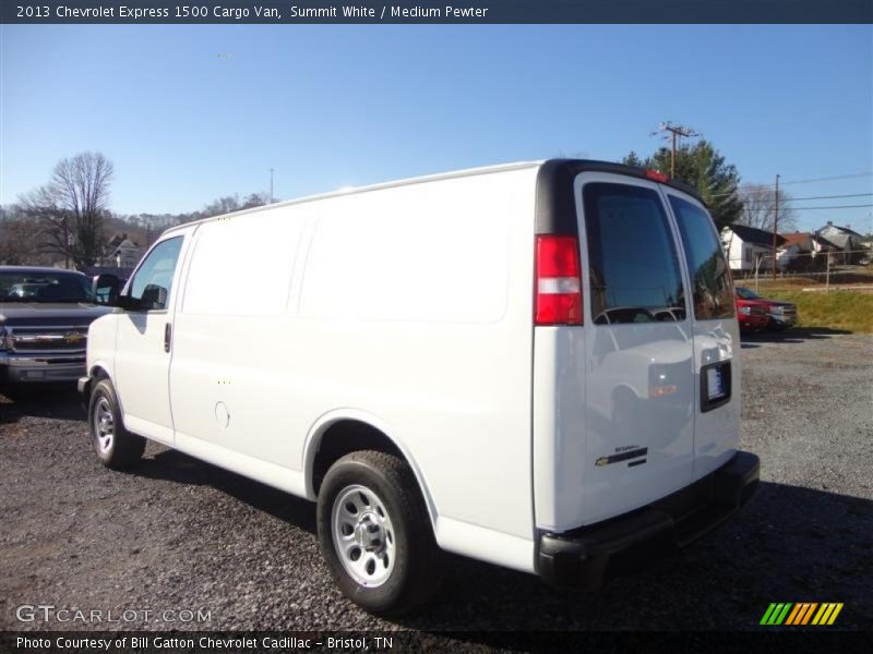 Summit White / Medium Pewter 2013 Chevrolet Express 1500 Cargo Van