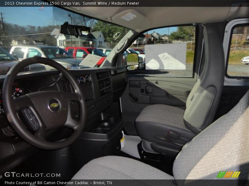 Summit White / Medium Pewter 2013 Chevrolet Express 1500 Cargo Van