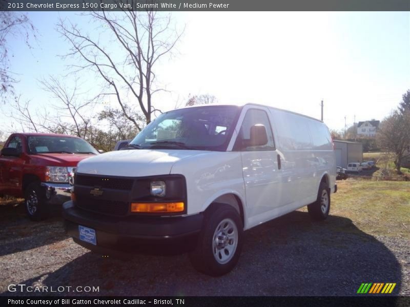 Summit White / Medium Pewter 2013 Chevrolet Express 1500 Cargo Van