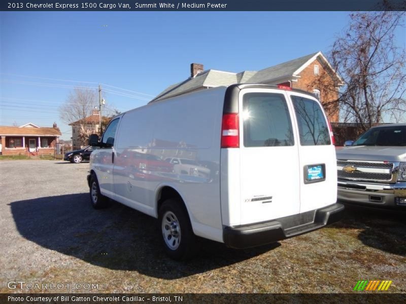 Summit White / Medium Pewter 2013 Chevrolet Express 1500 Cargo Van