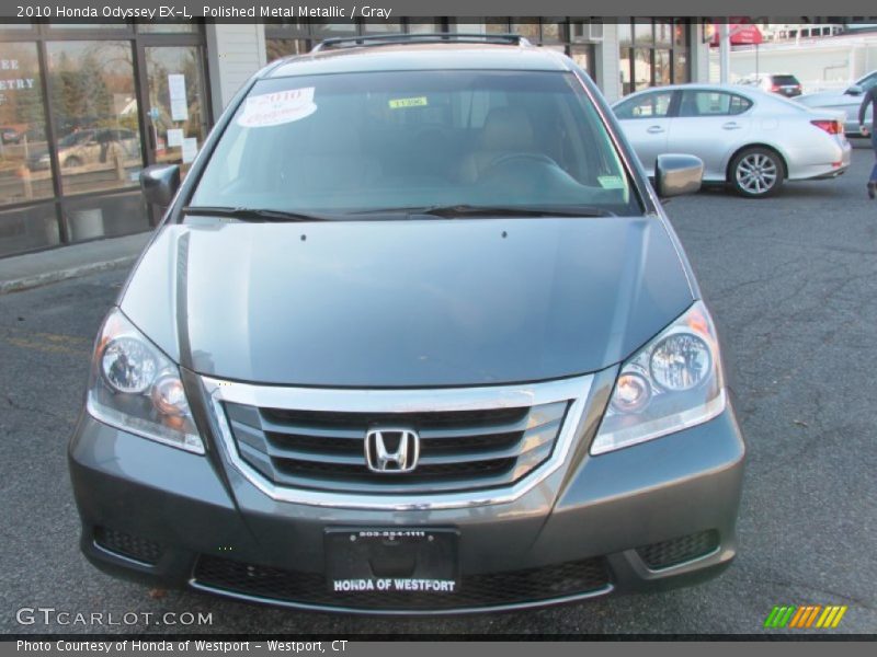 Polished Metal Metallic / Gray 2010 Honda Odyssey EX-L