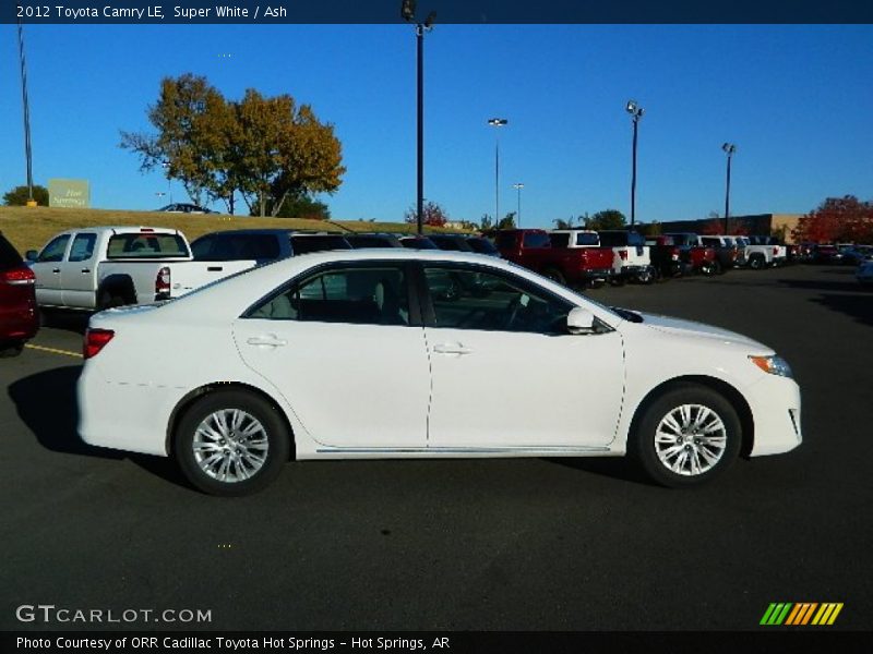 Super White / Ash 2012 Toyota Camry LE