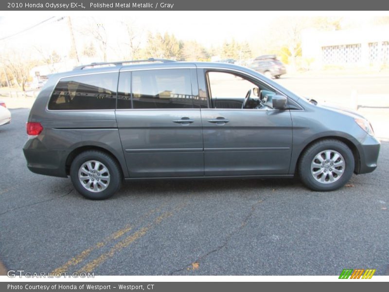 Polished Metal Metallic / Gray 2010 Honda Odyssey EX-L