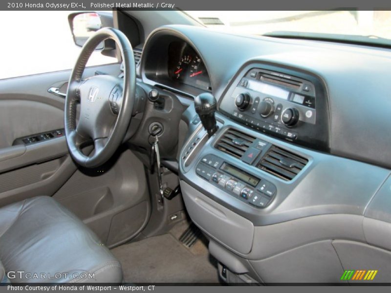 Polished Metal Metallic / Gray 2010 Honda Odyssey EX-L