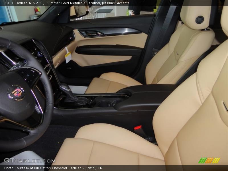 Summer Gold Metallic / Caramel/Jet Black Accents 2013 Cadillac ATS 2.5L