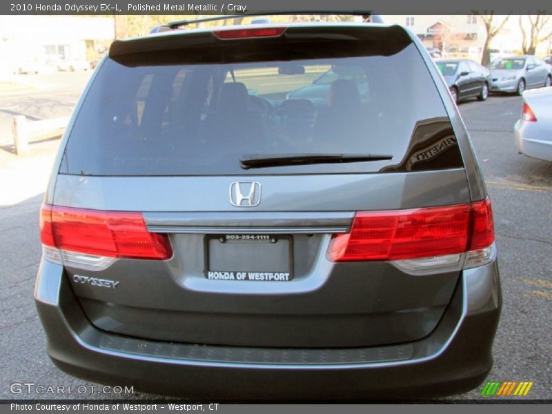 Polished Metal Metallic / Gray 2010 Honda Odyssey EX-L