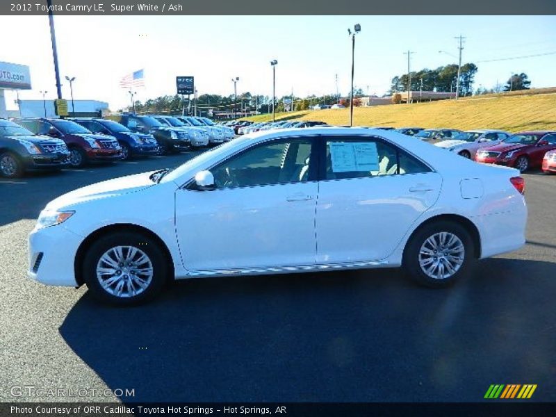 Super White / Ash 2012 Toyota Camry LE