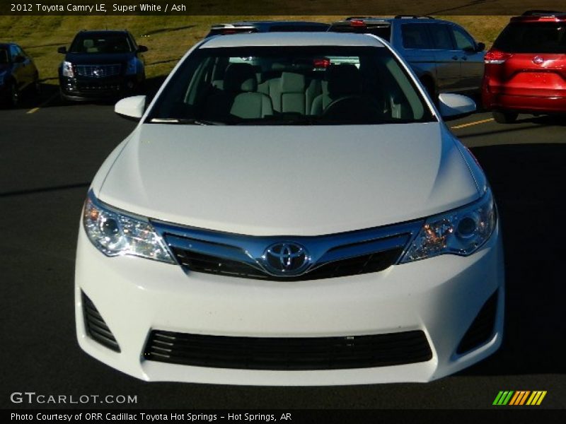 Super White / Ash 2012 Toyota Camry LE