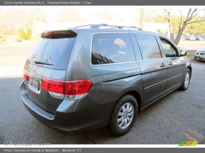 Polished Metal Metallic / Gray 2010 Honda Odyssey EX-L