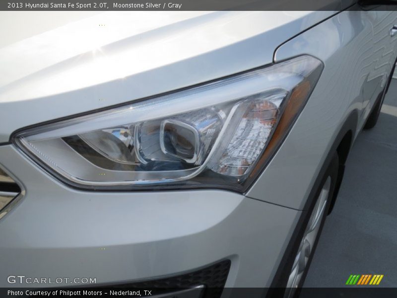 Moonstone Silver / Gray 2013 Hyundai Santa Fe Sport 2.0T