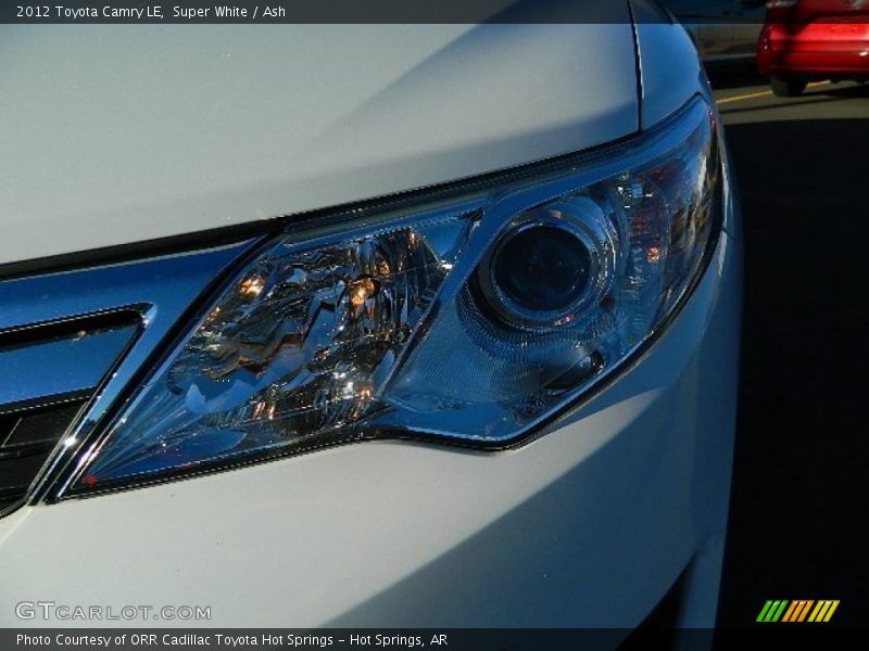 Super White / Ash 2012 Toyota Camry LE