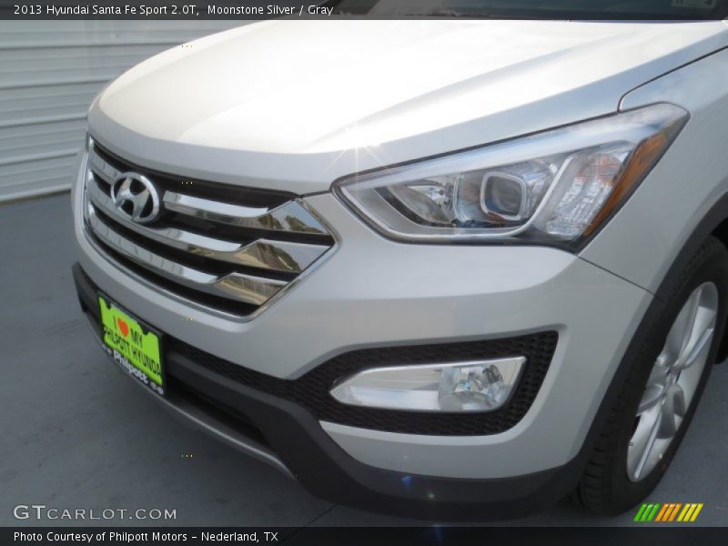 Moonstone Silver / Gray 2013 Hyundai Santa Fe Sport 2.0T