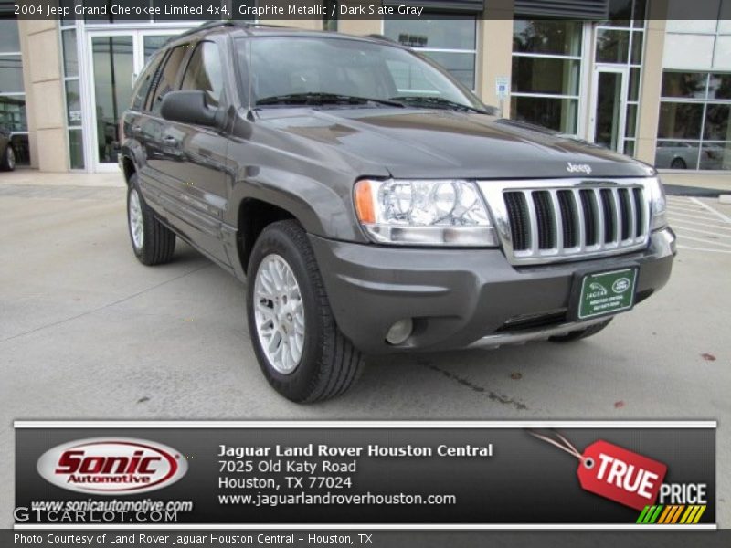 Graphite Metallic / Dark Slate Gray 2004 Jeep Grand Cherokee Limited 4x4