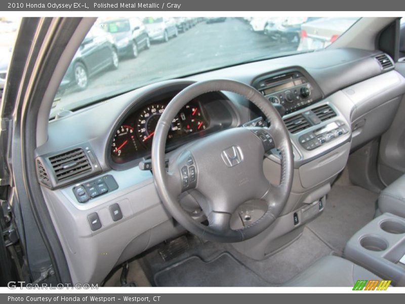 Polished Metal Metallic / Gray 2010 Honda Odyssey EX-L