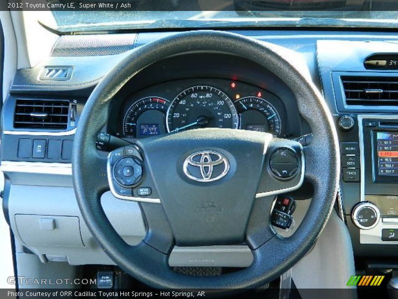Super White / Ash 2012 Toyota Camry LE