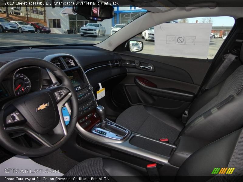 Champagne Silver Metallic / Jet Black 2013 Chevrolet Malibu LT