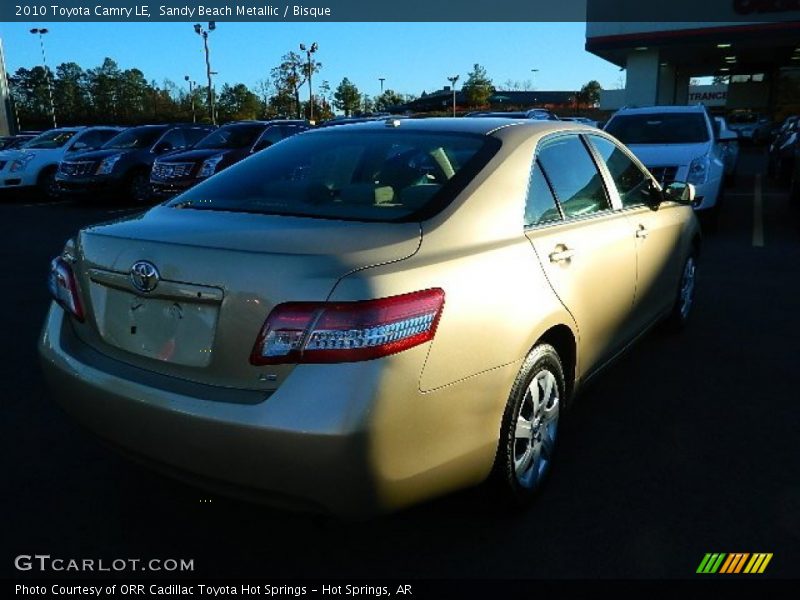 Sandy Beach Metallic / Bisque 2010 Toyota Camry LE