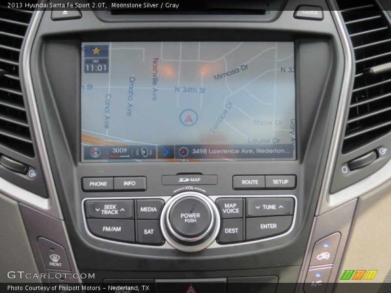 Navigation of 2013 Santa Fe Sport 2.0T