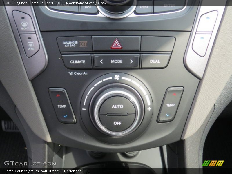 Controls of 2013 Santa Fe Sport 2.0T