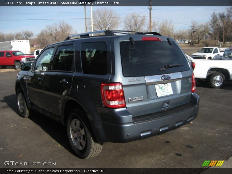 Steel Blue Metallic / Charcoal Black 2011 Ford Escape Limited 4WD