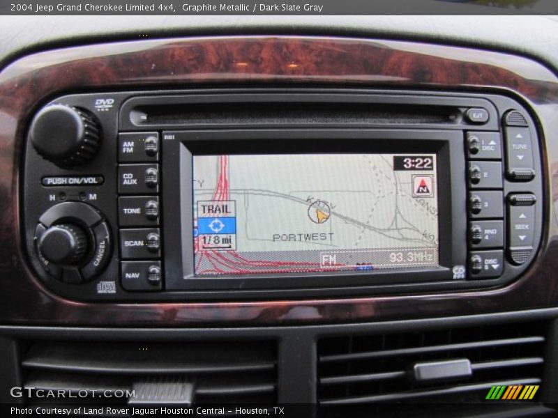 Navigation of 2004 Grand Cherokee Limited 4x4