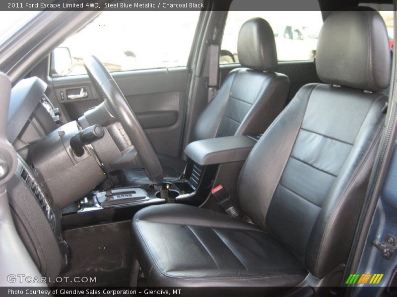 Steel Blue Metallic / Charcoal Black 2011 Ford Escape Limited 4WD