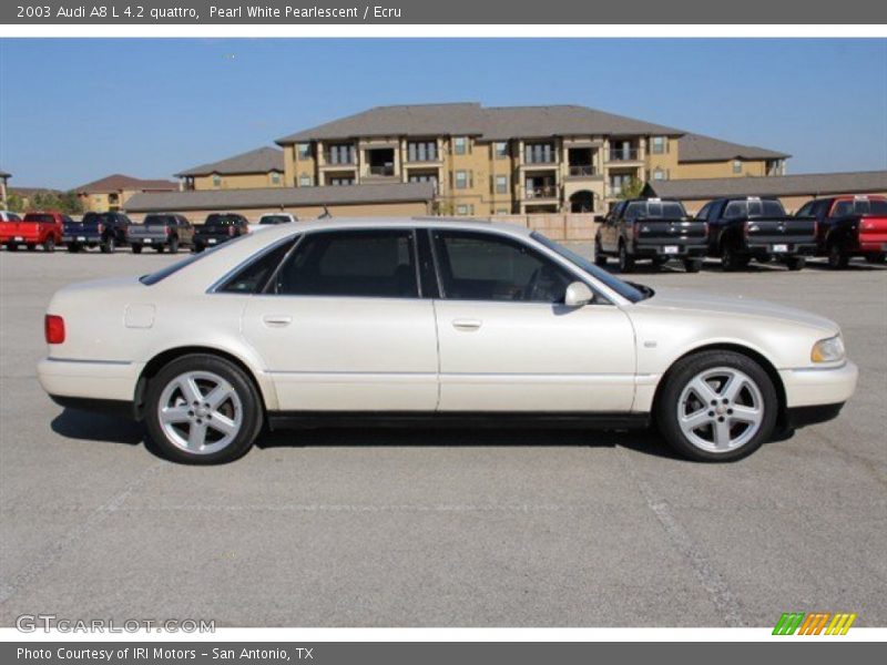  2003 A8 L 4.2 quattro Pearl White Pearlescent