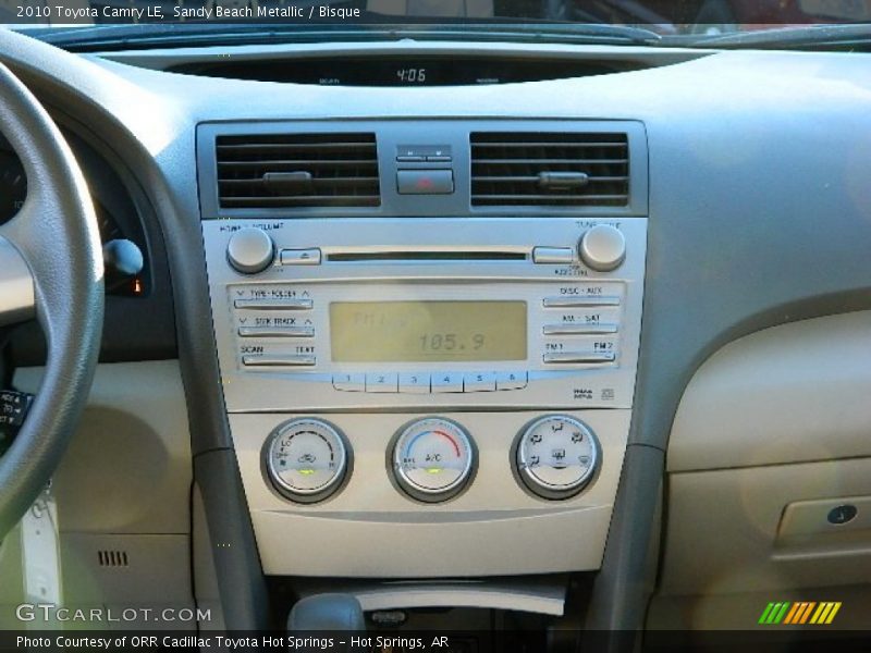 Sandy Beach Metallic / Bisque 2010 Toyota Camry LE