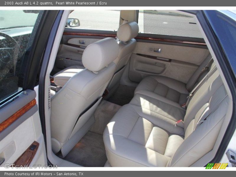  2003 A8 L 4.2 quattro Ecru Interior