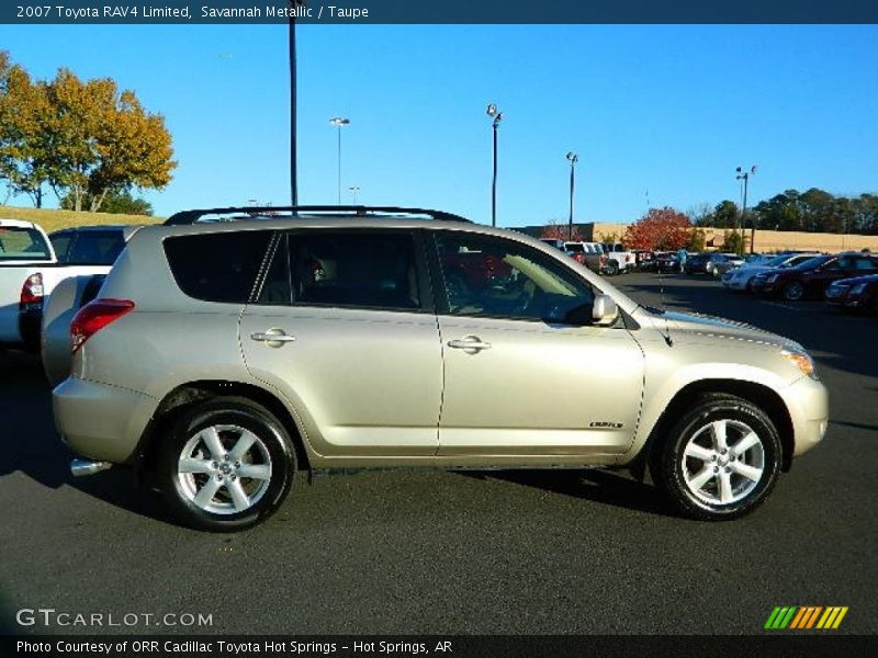 Savannah Metallic / Taupe 2007 Toyota RAV4 Limited