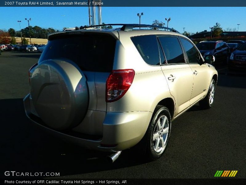 Savannah Metallic / Taupe 2007 Toyota RAV4 Limited