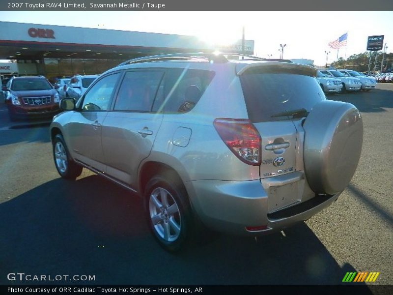 Savannah Metallic / Taupe 2007 Toyota RAV4 Limited