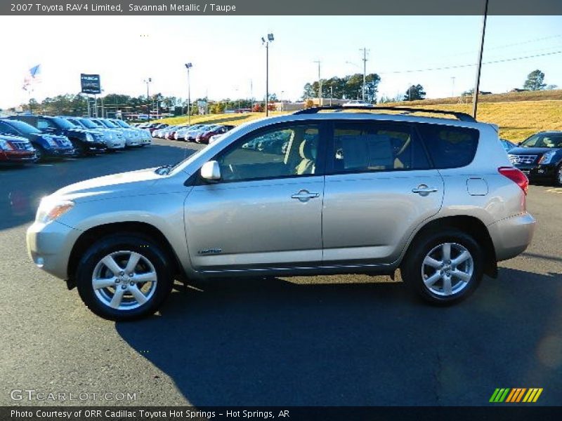 Savannah Metallic / Taupe 2007 Toyota RAV4 Limited