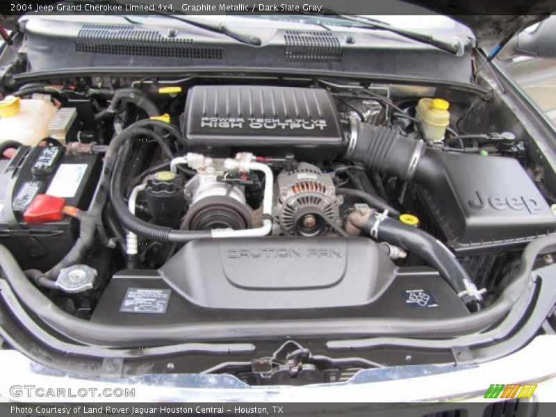  2004 Grand Cherokee Limited 4x4 Engine - 4.7 Liter SOHC 16V V8
