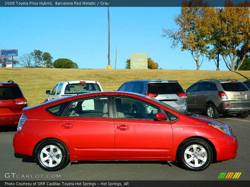 Barcelona Red Metallic / Gray 2008 Toyota Prius Hybrid