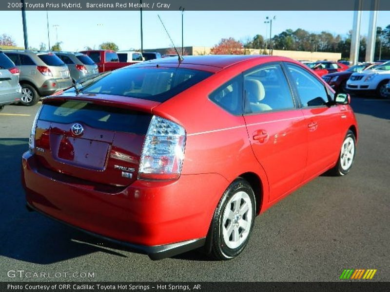 Barcelona Red Metallic / Gray 2008 Toyota Prius Hybrid