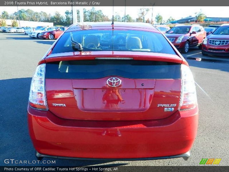 Barcelona Red Metallic / Gray 2008 Toyota Prius Hybrid
