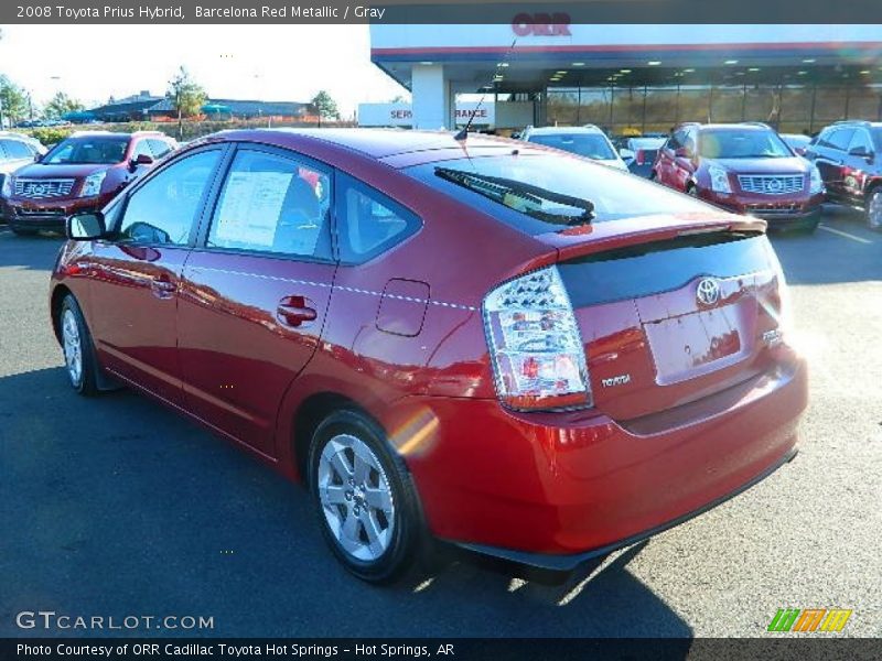 Barcelona Red Metallic / Gray 2008 Toyota Prius Hybrid