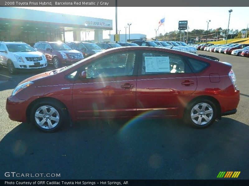 Barcelona Red Metallic / Gray 2008 Toyota Prius Hybrid