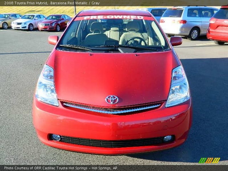 Barcelona Red Metallic / Gray 2008 Toyota Prius Hybrid