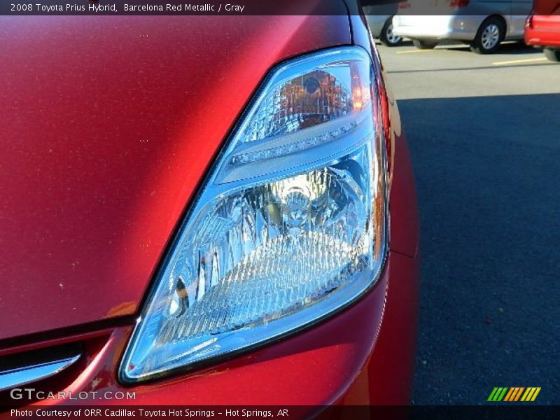 Barcelona Red Metallic / Gray 2008 Toyota Prius Hybrid