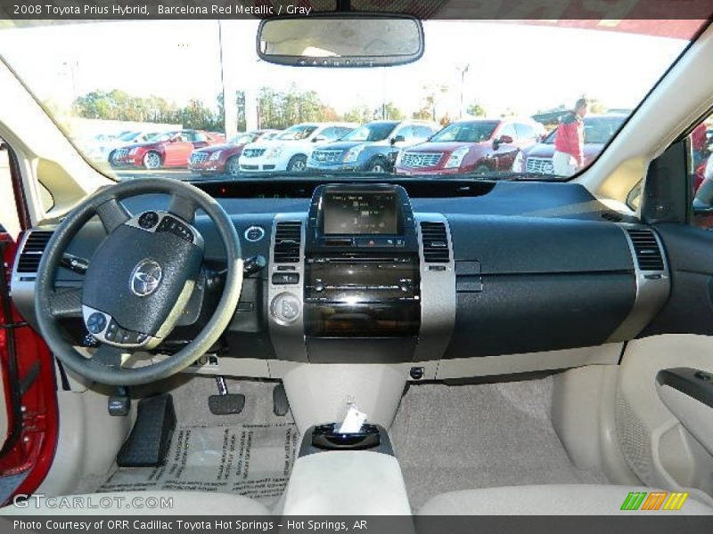 Barcelona Red Metallic / Gray 2008 Toyota Prius Hybrid