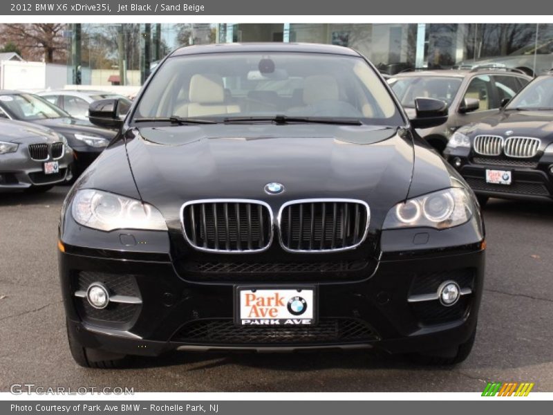 Jet Black / Sand Beige 2012 BMW X6 xDrive35i