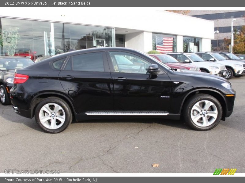Jet Black / Sand Beige 2012 BMW X6 xDrive35i